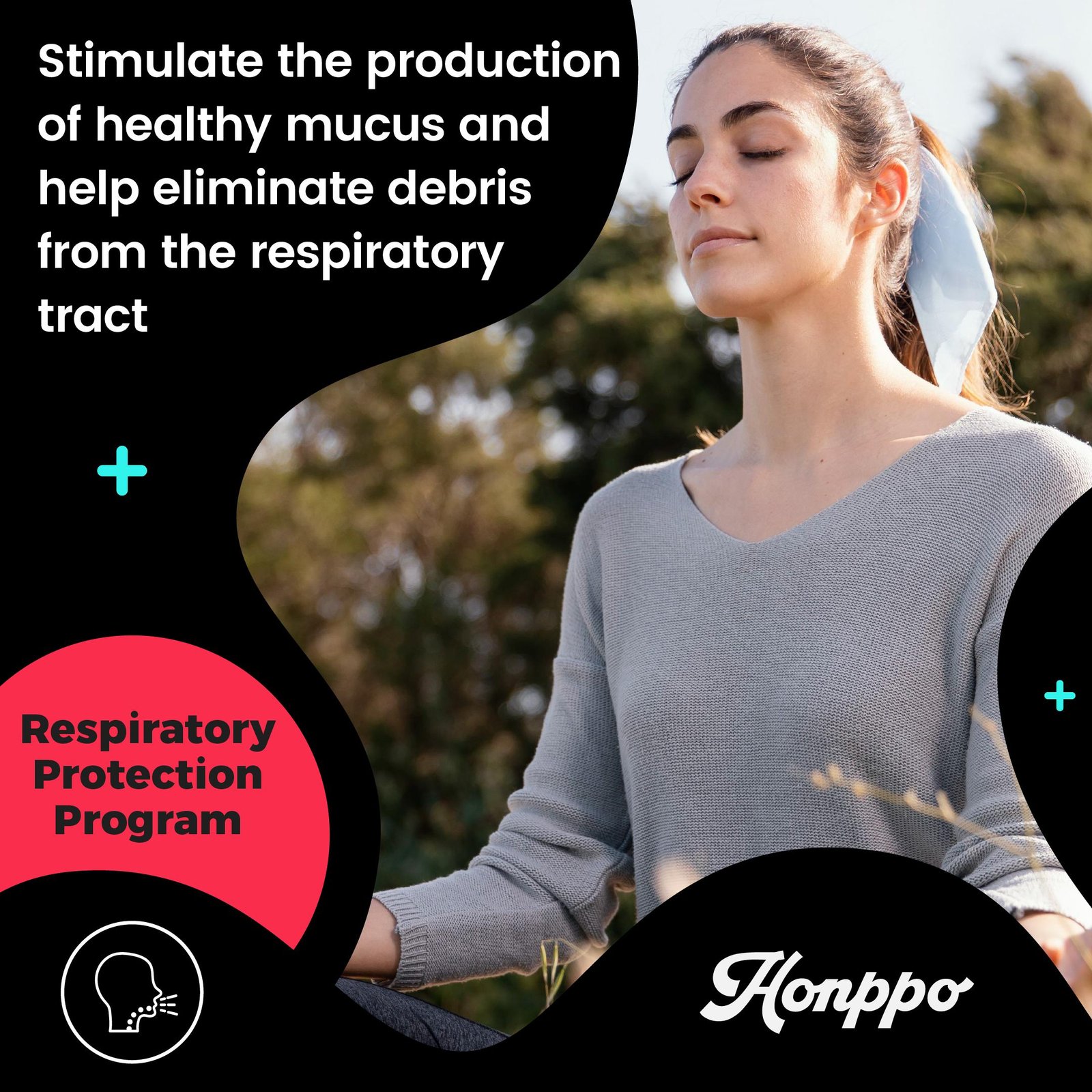 🌿 HONPPO Lavender Thyme and Mint Extracts for sleep support and lung detoxification - Image 4